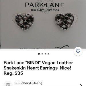 Park Lane Heart Shaped earrings-NEW